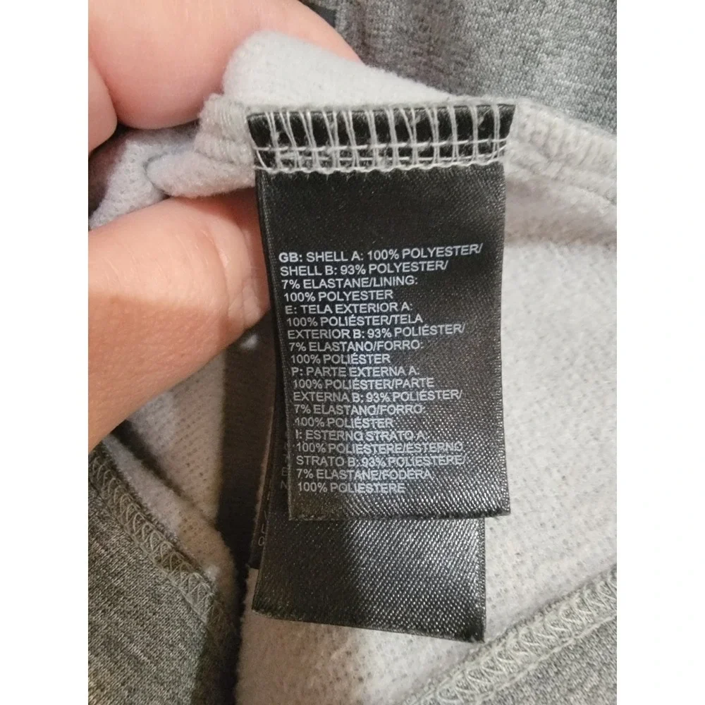 The North Face Mens XL Pullover Grey Heathered 1/4 Zip Tech Fleece‎ CY652 Jacket